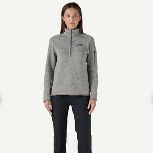 Patagonia Heathered Gray Fleece Pullover